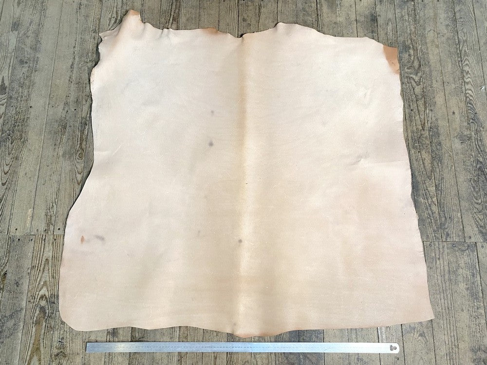 Croute de cuir de vache tannage végétal - Naturel XL
